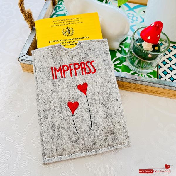 ITH - Stickdatei Impfasshülle mit Herzen am Stiel für 13x18er Rahmen S504-01-02